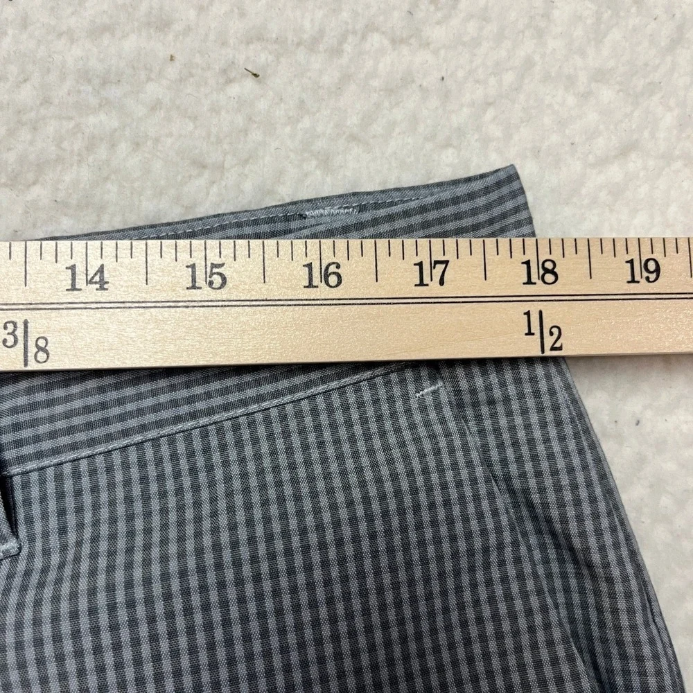Adidas Golf Pants Mens 36x32 Gray Gingham Plaid‎ Z15138 Straight Leg Performance